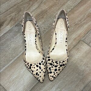 Sole Society Women's Leopard Print Heels
